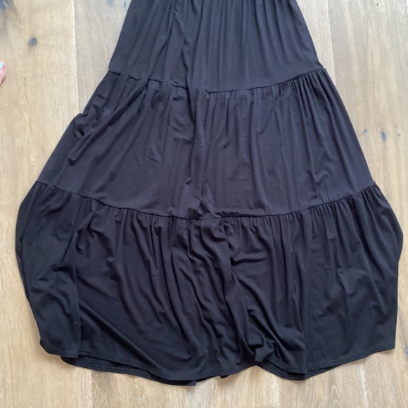 Womens size L black maxi dress - Picture 5 of 6